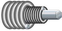 Hex core string cross section