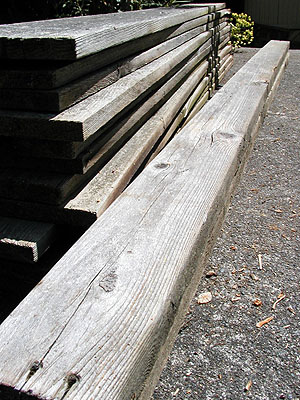 Fence lumber